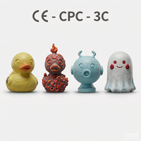 Figurines de canards en vinyle souple personnalisées, figurines d'animaux mignons, boîte mystère, jouets de créateurs, fabricant OEM