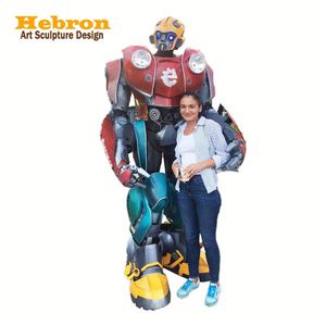 Disfraz de Robot Realista de <span class=keywords><strong>Bumblebee</strong></span> Transformer para Cosplay, Traje de Halloween para Humanos - Product Image 1