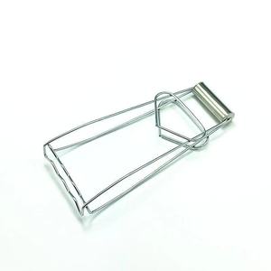 Stainless Steel Plate And Bowl <b>Tongs</b> Kitchen Utensil For <b>Serving</b> Dishware With Gold Trim Design - Product Image 5