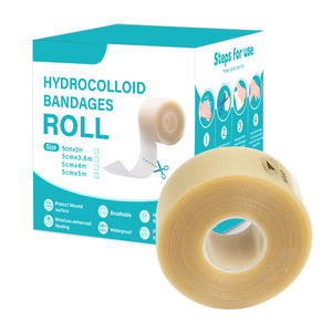 Pansements hydrocolloïdes transfrontaliers, pansements pour plaies, peau artificielle, pansements absorbants superficiels et découpables - Product Image 5
