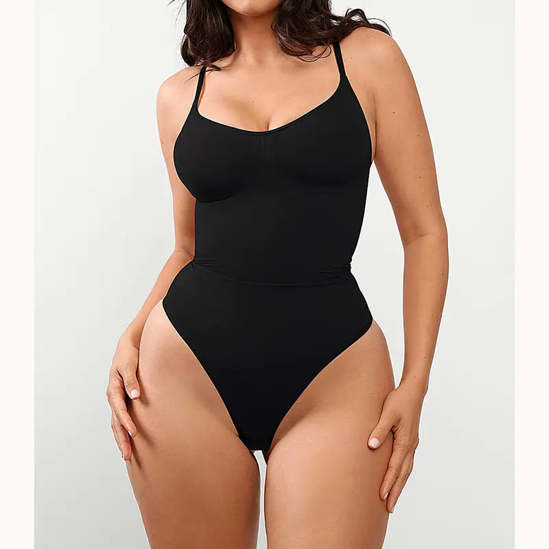 Summer hot selling European and American oversized buttocks seamless shaping clothes with a beautiful back and open back thong j