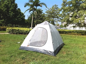 เต็นท์ตั้งแคมป์อัตโนมัติสองชั้นสำหรับ<span class=keywords><strong>2</strong></span>คนผ้าโพลีเอสเตอร์กันน้ำสำหรับครอบครัวกลางแจ้งการเดินป่าและท่องเที่ยว - Product Image 5