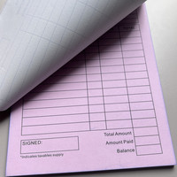 Papier autocopiant sur mesure OEM/ODM (carnets NCR) avec marque/logo personnalisé, papier couché, couverture souple parfaite, finition brillante/mate