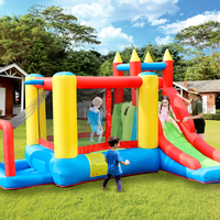 Château gonflable sur mesure de conception originale, avec toboggan, capacité 3 personnes, en tissu Oxford