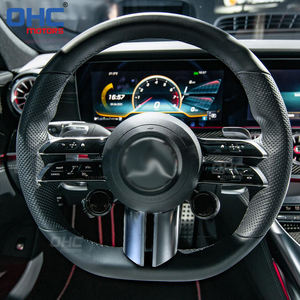 Volante personalizado Mer-Cedes apto para <span class=keywords><strong>Mercedes</strong></span> Benz W221 W222 a <span class=keywords><strong>E</strong></span> S clase W223 W206 W213 2021 2022 luces LED volante - Product Image 4