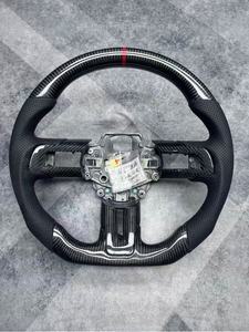 Volante de Fibra de Carbono Forjado Real Personalizado para Ford Focus Fiesta Mk7 ST Mk8 Mk4 Mk3 <span class=keywords><strong>Mk2</strong></span> con Pantalla LED RAM - Product Image 4