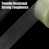 Ruban de cerclage monofilament en fibre de verre renforcé, transparent, étanche, de qualité commerciale, robuste, pour l'emballage en gros