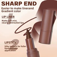 Rouge à lèvres repulpant multifonctionnel triangulaire végétalien tendance, personnalisable avec logo de marque privée, couleurs nude, violet et rouge, pour le maquillage des lèvres et le contour des lèvres - Meilleures ventes