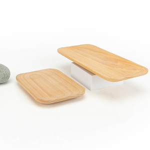 YUESHEN Bandeja <span class=keywords><strong>de</strong></span> Madera Personalizada Estilo Japonés, Bandeja <span class=keywords><strong>de</strong></span> Servir <span class=keywords><strong>de</strong></span> Madera Maciza <span class=keywords><strong>de</strong></span> Nogal y Haya, Piezas Mecanizadas por CNC - Product Image 2