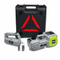 Kit de cric hydraulique électrique 12V 5 tonnes avec pompe de gonflage de pneus, clé à chocs 150psi 420N.M, LED, portable