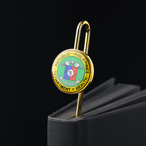 All'ingrosso segnalibri Custom Design 2d 3D Logo lettera grazioso smalto metallo segnalibro oro argento lega di zinco metallo segnano libro per libro - Product Image 5