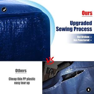 4 Pack Heavy Duty Extra Large Moving Bags with <b>Backpack</b> Straps Extra Large <b>Tool</b> Bag Moving Bags with Zipper - Product Image 6