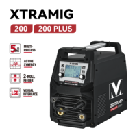 LEVIN Nouvelle machine à souder à l'arc MMA TIG MIG 230V 7KVA 200 AMP 0,8 mm avec fil et gaz CO2 pour la construction en aluminium et acier au carbone