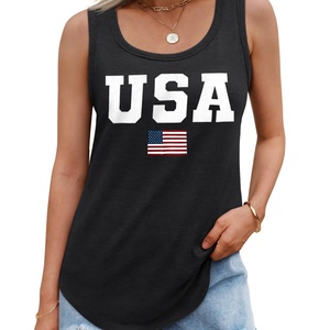 Beauty Sexy Women's Clothing Womens Loose Fit Casual Flowy Tank <b>Tops</b> Round Neck Trendy Sleeveless Summer <b>Tops</b> Clothes Out - Product Image 2
