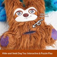 Jouet en peluche sonore transfrontalier pour chien, distributeur de friandises, durable et à mâcher, pour chiens moyens/grands, aide à la dentition