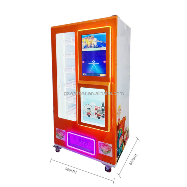 Automatic Smart Vending Machine Automatic Dispenser Touch Screen Snack Vending Machine for Foods Drinks Outdoor