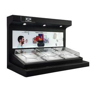 <strong>Customized</strong> Earphone Record Counter TWS Earbuds <strong>Display</strong> Retail Store <strong>Display</strong> Racks <strong>Acrylic</strong> Racks <strong>Speaker</strong> Headphone <strong>Display</strong> <strong>Stand</strong> - Product Image 1