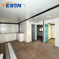 Casa Contenedor Plegable y Expandible de 20 pies, Moderna y de Lujo, Prefabricada, con Baño y Cocina, Resistente a Terremotos, para Florida