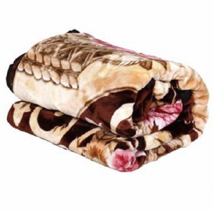 Manta de Visón de Poliéster 100% Poliéster, Manta de Visón Raschel Súper Suave, Gruesa, Cálida para Invierno, para Uso en el Hogar y Dormitorio - Product Image 1