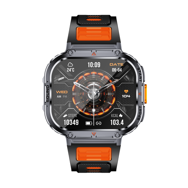 2.0'' HD Smart Fitness Watch for Men & Women Heart Rate & Activity Tracker Remote Control & Call Answering/Making