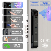 Cerradura Inteligente ECO-243 con Huella Dactilar, Contraseña, Llave y App Tuya para Reconocimiento Facial, Alta Seguridad para Uso en Hoteles y Hogares