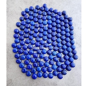 5-6-7-8-10mm Lapis Lazuli Cabochon rond calibré pierres précieuses en vrac pour la fabrication de bijoux faits à la main et la conception personnalisée - Product Image 6