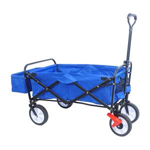 Carrito Plegable Db Azul de 4 Ruedas para Camping, Compras y Exteriores con Estructura de Contenedor - Product Image 3