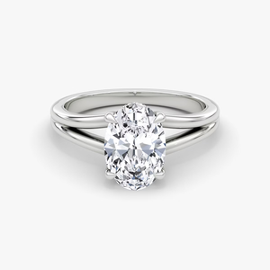 Bague de fiançailles romantique en argent avec halo caché en moissanite et diamant, bijoux élégants pour femme, cadeau de mariage ou de demande en mariage - Product Image 4