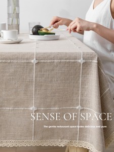 Nuova Collezione 2025: Tovaglia di Lusso in Cotone e <span class=keywords><strong>Lino</strong></span> Intrecciato, Stile Americano, Antimacchia, <span class=keywords><strong>per</strong></span> Casa, Tavolino <span class=keywords><strong>da</strong></span> Caffè, Scrivania, Studenti - Product Image 3