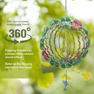 Tùy chỉnh 3D xoay gió Chime vườn đồ trang trí thăng hoa đá giáng sinh gió <span class=keywords><strong>Spinner</strong></span> khoảng trống động gió <span class=keywords><strong>Spinner</strong></span> - Product Image 4