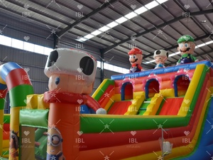 0,55mm Pvc Mobile Playground <span class=keywords><strong>Parque</strong></span> de Atracciones inflable para fiesta al aire libre - Product Image 6