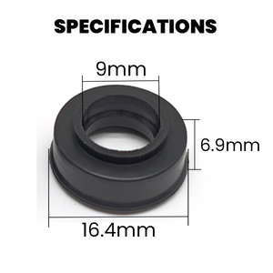 Guarnizione Inferiore per Iniettore Carburante in Gomma FKM 16.4x9x6.9mm, Anello di Tenuta per Iniettore Auto, Ricambio per Riparazione Iniettori, Nuovo - Product Image 3
