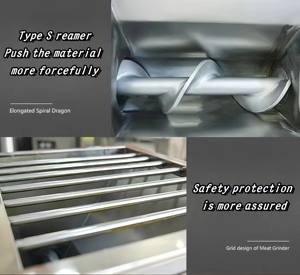 Промышленная электрическая мясорубка для говядины, высокопроизводительная, для производства колбас, для фабрик - Product Image 6