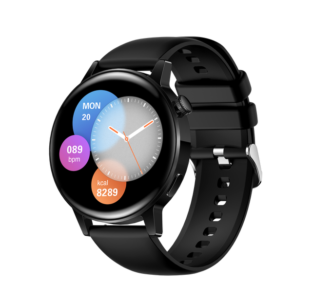 New Hot Round Screen Smart Watch Men Sport Fitness 1.36inch IPS Ip67 Waterproof for Men Women Lady AK03 Call Smartwatch