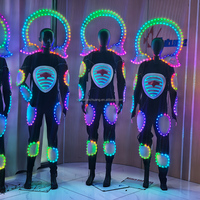 Costume de robot LED Mecha pour spectacle sur scène, défilé, danse, événement, fête, Halloween, cosplay
