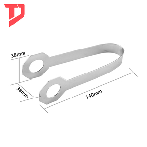 <span class=keywords><strong>Pince</strong></span> à glace en acier inoxydable, outil de Bar en métal personnalisé pour Bar Buffet hôtel service alimentaire - Product Image 4