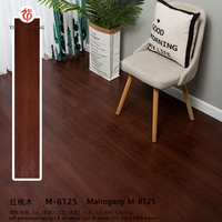 Instock Suelo de vinilo de lujo SPC Azulejos de grano de madera de PVC Nueva llegada Baldosas autoadhesivas Peel Stick Diseño gráfico liso