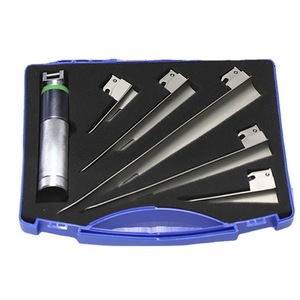 Ensemble de laryngoscopes vétérinaires Miller 0.1.2.3.4 en acier inoxydable réutilisable pour instruments chirurgicaux canins - Product Image 2