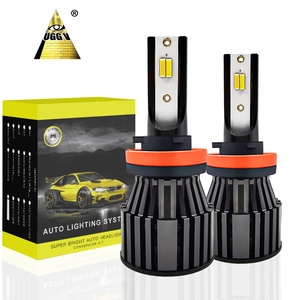 Ampoule <span class=keywords><strong>LED</strong></span> UGGV 3 couleurs CSP 6000K 4300K 3000K Tous types de douilles H1 H3 H4 H7 H11 9005 9006 Faisceau 360° Super Lumineux 50W - Product Image 3