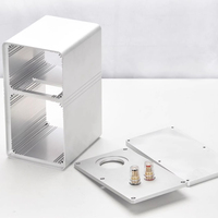 Boîtier d'enceinte vide tout en aluminium KYYSLB, pour montage DIY, amplificateur de son, haut-parleur, audio domestique, châssis d'enceinte HIFI