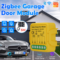 Module d'ouverture de porte de garage Tuya Zigbee avec télécommande via application, relais de commutation de porte de garage, maison intelligente