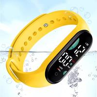 Jam Tangan LED Layar Sentuh NYY Factory, Gelang Elektronik Tahan Air, Jam Digital Pria Anak, Jam LED