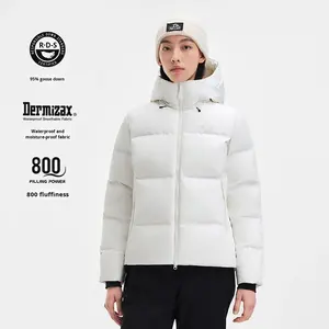 Extérieur 800 bouffant <span class=keywords><strong>doudoune</strong></span> Dermizax imperméable duvet d'oie nouveau femmes épais chaud col montant manteau d'hiver - Product Image 2
