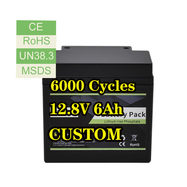 Portable 12.8V 6Ah Energy Storage Battery Pack AC DC 110V 220V Solar Generator System for Camping Ebike Car Plastic Camping Bank