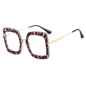 カスタマイズされた大きなフレームグラスファッショナブルでトレンディな女性の眼鏡フレームアンチブルーライト - Product Image 6