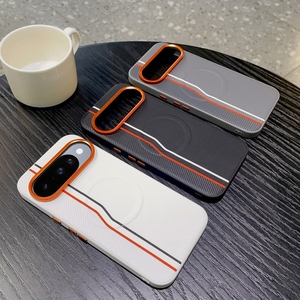 Funda magnética de cuero PU avanzada para teléfono Google Pixel 11 Pro XL 10 9 Pro, cubierta trasera protectora a prueba de golpes con carga inalámbrica - Product Image 2