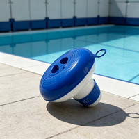 Thermomètre de piscine flottant de haute qualité de 5 pouces, compatible avec le chlorinateur, pour piscines enterrées et spas, jauge de température de l'eau Juanpool