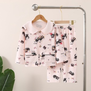 <span class=keywords><strong>Pigiama</strong></span> Personalizzato 2026 per Bambini e Bambine con Stampa Cartoni Animati, <span class=keywords><strong>Pigiama</strong></span> Autunnale a Maniche Lunghe, Stampe di <span class=keywords><strong>Animali</strong></span> Carini all'Ingrosso - Product Image 1
