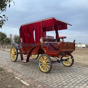 Coches Nuevos, Coche Rojo con Asientos Rojos, Coche Turístico, Carruaje Eléctrico, Carruaje para Bodas en Venta, Carruaje Eléctrico - Product Image 1