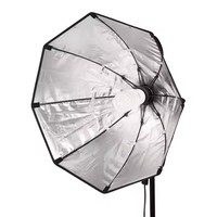 Kit Softbox Octogonal 70cm avec Support E27, Diffuseur de Flash, Accessoires d'Éclairage pour Appareil Photo, Studio Photo, Vidéo et Portrait